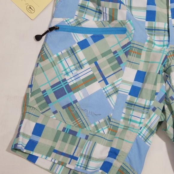 True Flies patchwork Madras short - Picture 3 of 6